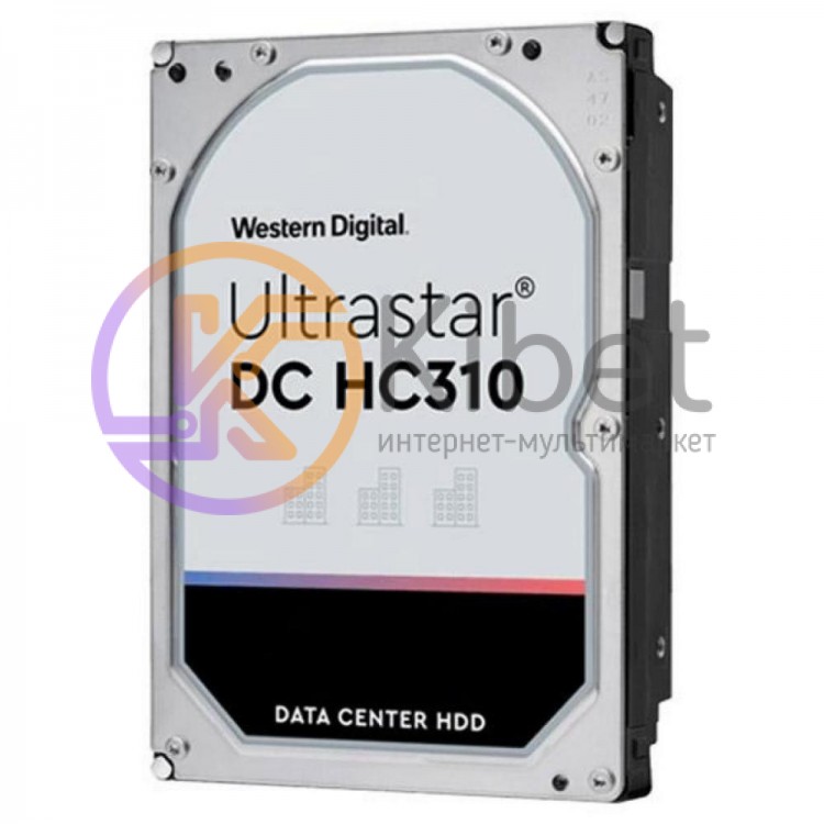 Жесткий диск 3.5' 4Tb Western Digital Ultrastar DC HC320, SATA3, 256Mb, 7200 rpm