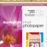 Фотобумага Barva, суперглянцевая, A6 (10x15), 200 г м?, 20 л, серия 'Profi' (IP-