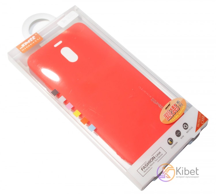 Накладка силиконовая для смартфона Meizu M6 Note, SMTT matte, Red