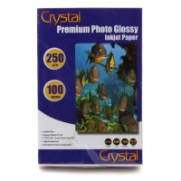 Фотобумага Crystal, глянцевая, A6 (10x15), 250 г м?, 100 л (GL-R6-250-100)