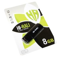 USB Флеш накопитель 8Gb Hi-Rali Taga Black, HI-8GBTAGBK (HI-8GBTAGBK)