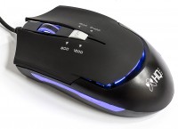 Мышь HQ-Tech HQ-MV G7 Black, Optical, USB, 2400 dpi, игровая, подсветка