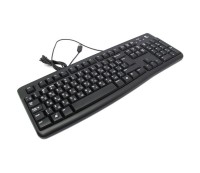 Клавиатура Logitech K120, Black, USB, стандартная, 104 кнопки, 1.8 м (920-002522