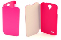 Чехол-книжка для смартфона Lenovo A830 Boso, Pink