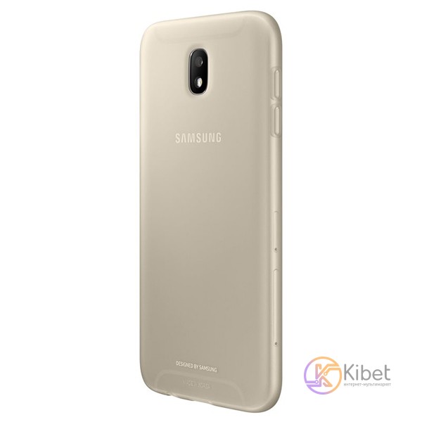 Бампер для Samsung J730 (Galaxy J7 2017), Samsung Jelly Cover Origin, Gold (EF-A