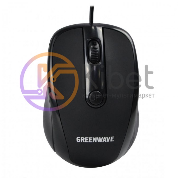 Мышь GreenWave MO-1641 Black USB, 1600 dpi,