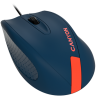 Мышь Canyon M-11, Dark Blue Red, USB, оптическая, 1000 dpi, 3 кнопки, 1.5 м (CNE