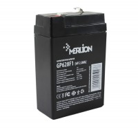 Батарея для ИБП 6В 2.8Ач Merlion AGM GP628F1, 6V 2.8Ah, 67х35х100 мм