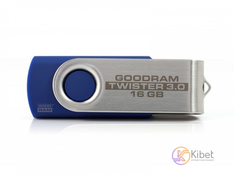 USB Флеш накопитель 16Gb Goodram Twister Blue 19 8Mbps UTS2-0160B0R11