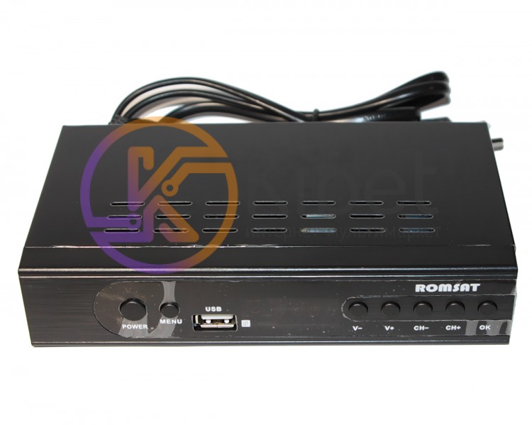TV-тюнер внешний автономный Romsat TR-2018 Black, DVB-T2, PVR, HDMI, USB