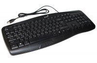 Клавиатура Genius KB-128 Black, USB, стандартная