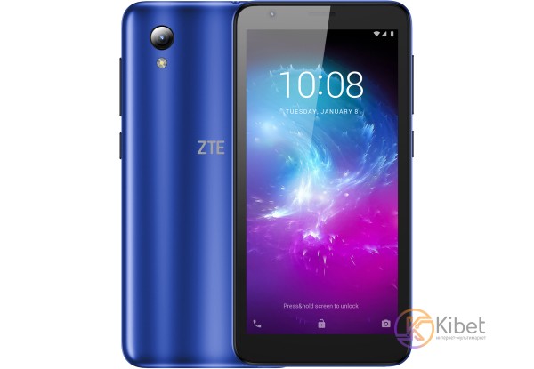 Смартфон ZTE Blade L8 Blue, 2 Nano-SIM, 5' (1080х540) IPS, Spreadtrum SC7731E 4x
