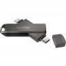 USB 3.1 Type-C Lightning Флеш накопитель 64Gb, SanDisk iXpand Luxe, Gray (SDIX