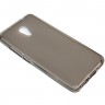 Накладка силиконовая для смартфона Meizu M5C, Dark Transparent