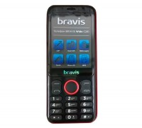 Мобильный телефон Bravis C281 Wide Dual Sim Black, 2 Sim, 2.8' (240x320), MicroS