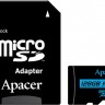 Карта памяти microSDXC, 128Gb, Class10 UHS-I U3 V30, Apacer, SD адаптер (AP128GM