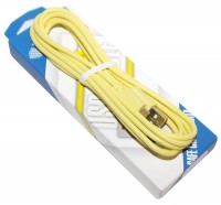 Кабель USB - microUSB, Inkax CK-08, Yellow, 2 м