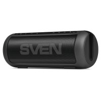 Колонка портативная 2.0 Sven PS-250BL Black, 2 x 5 Вт, пластиковый корпус, Bluet
