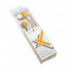 Наушники Maxxter EPM-104Y Yellow, Mini jack (3.5 мм), вакуумные, кабель 1.2 м