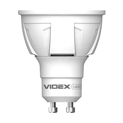 Лампа светодиодная GU10, 5W, 4100K, MR16, Videx, 540 lm, 220V (VL-MR16-05104)