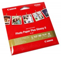 Фотобумага Canon Photo Paper Plus Glossy II, 13x13 см, 265 г м2, 20 л (PP-201)