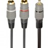 Кабель Audio DC3.5 2RCA mini-jack (M) 2 тюльпана (M) Cablexpert 1.5 м (CCA-3