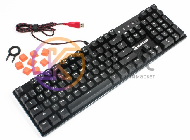 Клавиатура A4Tech Bloody B820R, USB Black игровая, мультимедийная, механическая,
