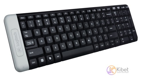 Клавиатура Logitech K230, Black, беспроводная, 2xAAA (920-003348)