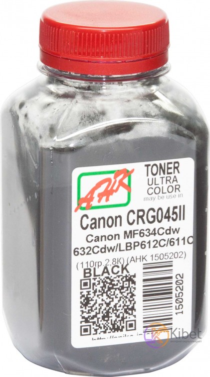 Тонер Canon MF610 MF630, Black, 110 г, AHK (1505202)