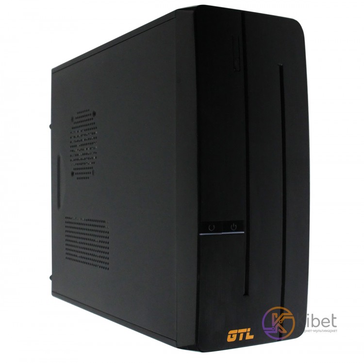Корпус GTL 9817 Black 450W, 80mm, Micro ATX Mini ITX, 2 x 3.5mm, USB3.0 x 2, 5