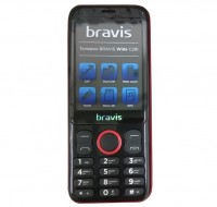 Мобильный телефон Bravis C281 Wide Dual Sim Red, 2 Sim, 2.8' (240x320), MicroSD,