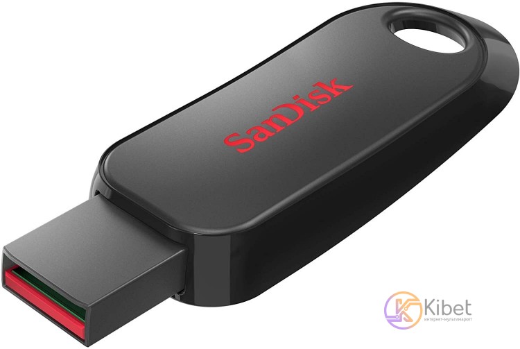 USB Флеш накопитель 32Gb SanDisk Cruzer Snap, Black (SDCZ62-032G-G35)