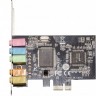 Звуковая карта Frime, PCI-E 1x, 32-bit, 6-Channels, CMI8738+ASM1083 (SCF-CMI8738