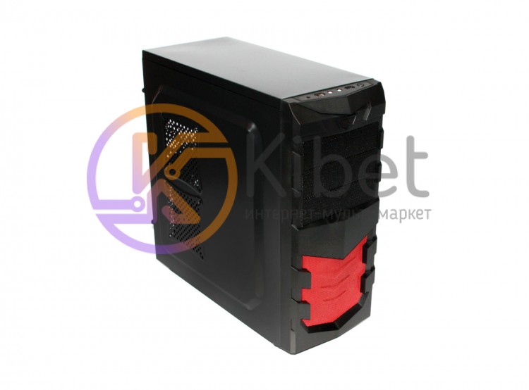 Корпус Merlion Cerberus 6326 Black Red, 400W, 120mm, ATX Micro ATX Mini ITX,