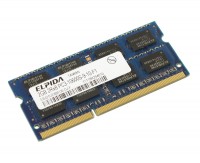 Модуль памяти SO-DIMM 2Gb, DDR3, 1333 MHz (PC3-10600), Elpida, 1.5V (EBJ21UE8BFU