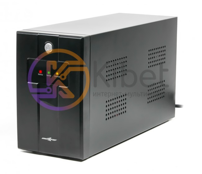 ИБП Maxxter MX-UPS-B1000-01 Black, 1000VA, 600 Вт, линейно-интерактивный, 3 розе
