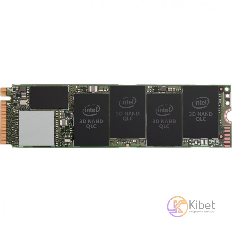 Твердотельный накопитель M.2 2Tb, Intel 660p, PCI-E 4x, 3D QLC, 1800 1800 MB s (