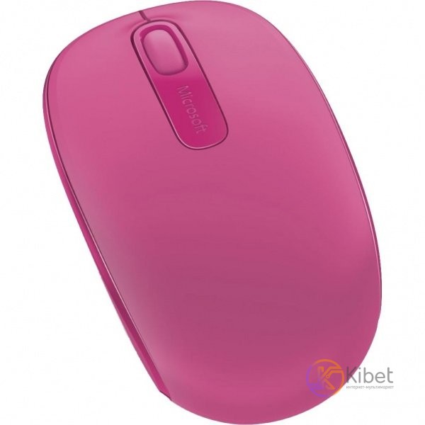 Мышь беспроводная Microsoft 1850, Magenta Pink, оптическая, 1000 dpi, 3 кнопки,