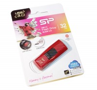 USB 3.0 Флеш накопитель 32Gb Silicon Power Blaze B50 Red, SP032GBUF3B50V1R