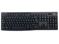 Клавиатура Logitech K270, Black, беспроводная, 8 функциональных клавиш, влагозащ