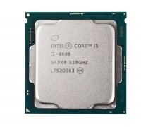 Процессор Intel Core i5 (LGA1151) i5-8600, Tray, 6x3,1 GHz (Turbo Boost 4,2 GHz)