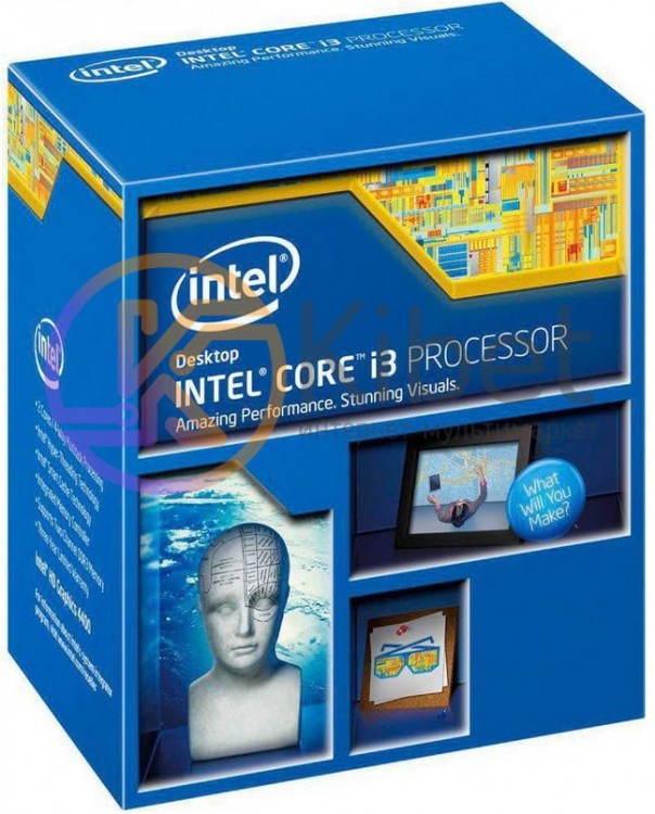 Процессор Intel Core i3 (LGA1150) i3-4170, Box, 2x3,7 GHz, HD Graphic 4400 (1150
