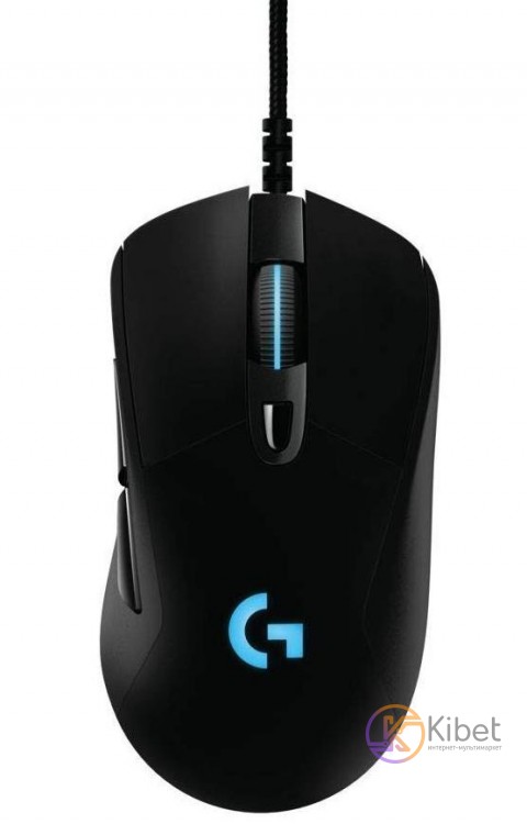 Мышь Logitech G403 Hero, Black, USB, оптическая, 16 000 dpi, RGB-подсветка, 6 кн