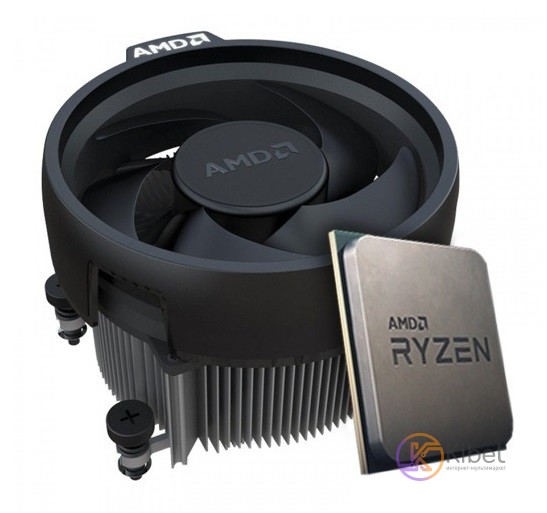 Процессор AMD (AM4) Ryzen 5 5600G, Tray + Cooler, 6x3.9 GHz (Turbo Boost 4.4 GHz
