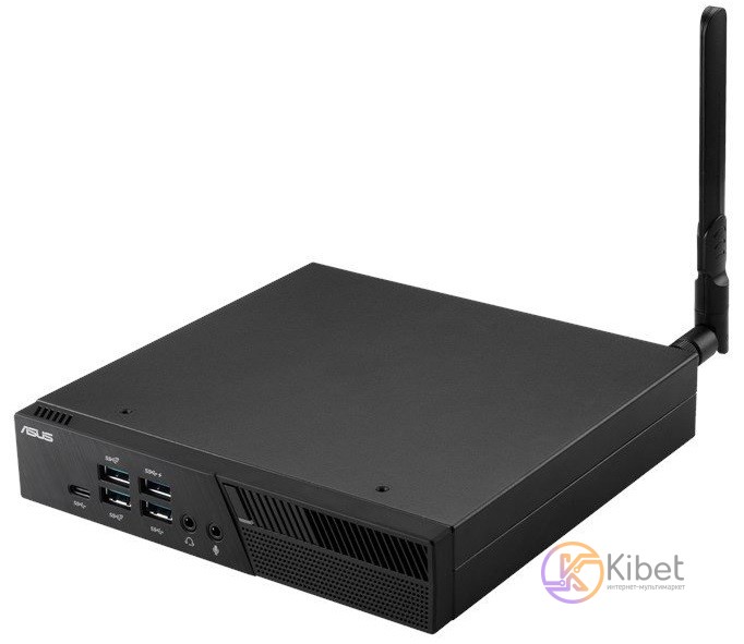 Неттоп Asus PB60-B5146ZC, Black, Core i5-8400T (6x1.7-3.3 GHz), B360, 4Gb DDR4,