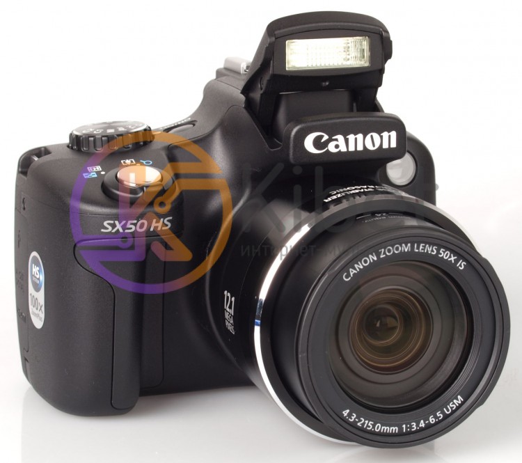 Фотоаппарат Canon PowerShot SX50 HS Black 12 мес Размер матрицы: 1 2,3' • К-во