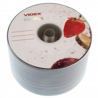 Диск CD-R 50 Videx 'Fresh Клубника', 700Mb, 52x, Bulk Box