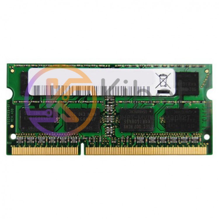 Модуль памяти SO-DIMM 4Gb, DDR3, 1600 MHz (PC3-12800), Kingston, CL11, 1.5V (KCP