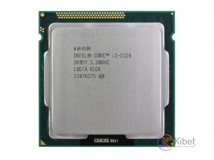 Процессор Intel Core i3 (LGA1155) i3-2120, Tray, 2x3.3 GHz, HD Graphic 2000 (110