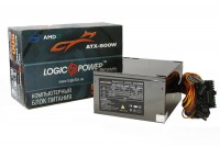 Блок питания LogicPower 500W ATX-500W, 120 mm, 20+4pin, 1x4pin, SATA х 2, Molex
